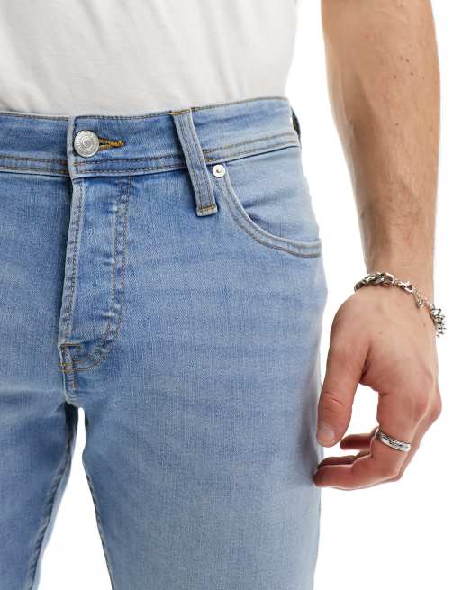 Jack & Jones - Glenn - Lyseblå slim-jeans , 4 af 5