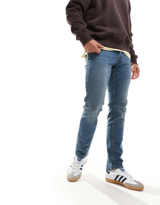 Jack & Jones – Glenn – Niebieskie dopasowane jeansy, 2 z 5