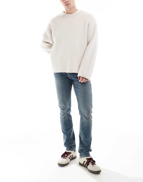 Jack & Jones Glenn slim fit jeans in vintage blue wash - view 1