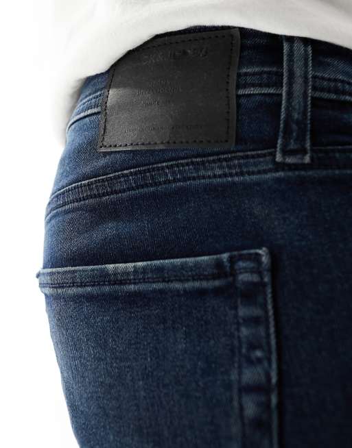 Jack & Jones Glenn slim jean in dark blue wash , 3 of 5