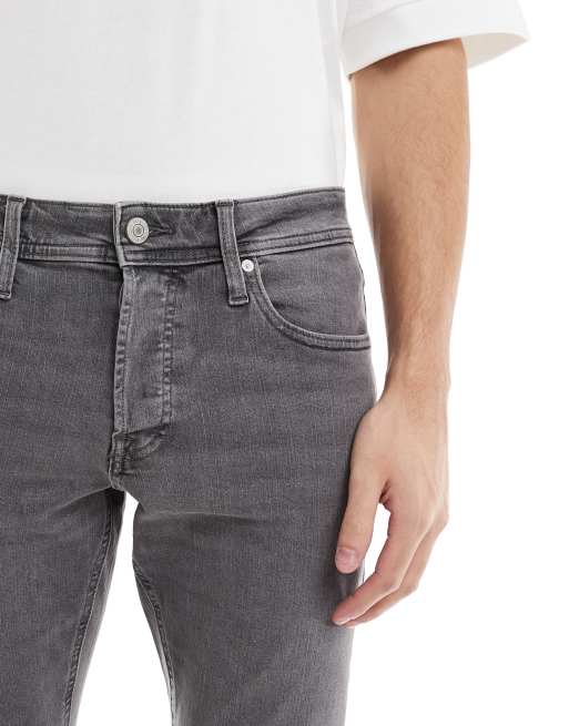 Jack & Jones Glenn slim jean in washed grey, 3 of 5