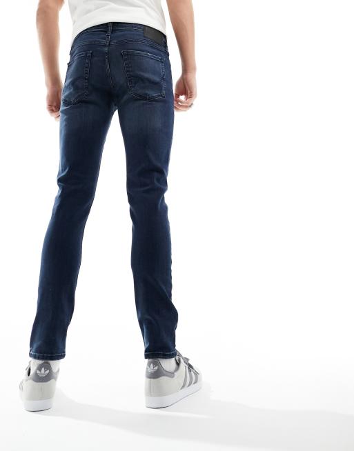 Jack Jones Glenn slim jeans in dark blue wash ASOS