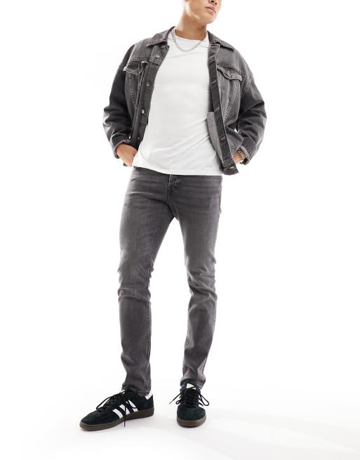 Jack & Jones Glenn slim jeans in grey, 4 of 5