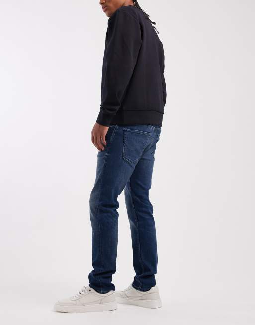 Jack & Jones Glenn slim jeans in mid blue, 3 of 5
