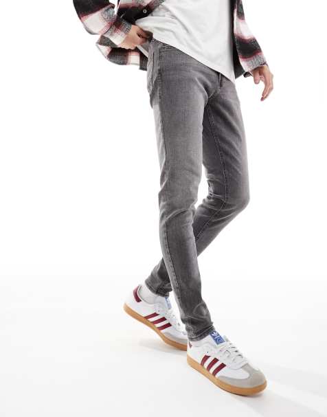 Jack & Jones Glenn slim tapered in gray wash - view 1