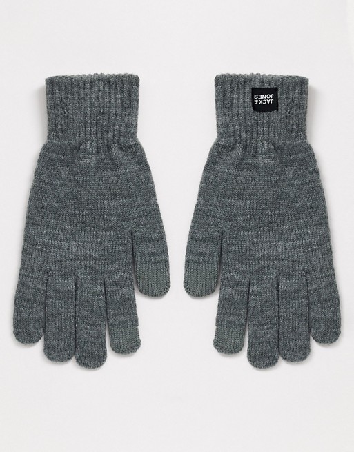 Jack & Jones gloves in grey