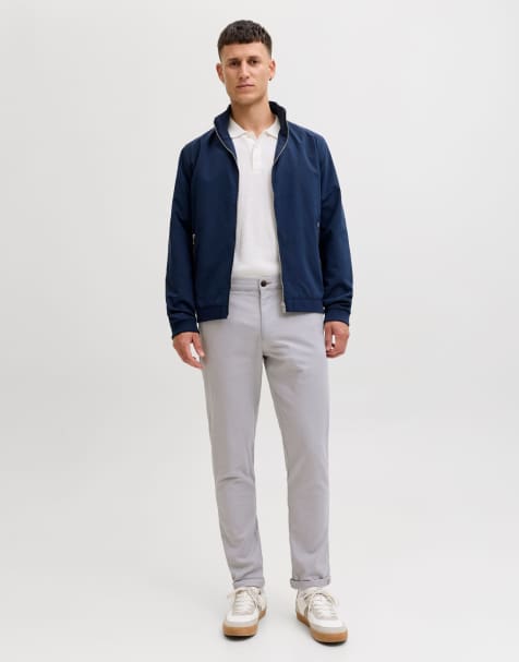 Jack & Jones - Grå chinobukser - view 1