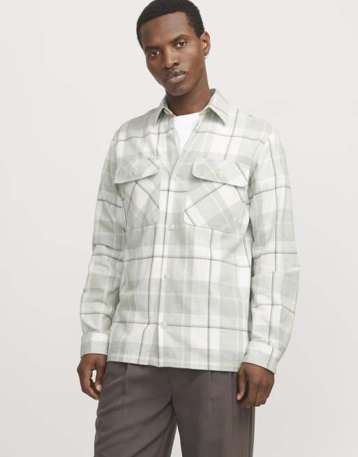 Jack & Jones - Grå overskjorte