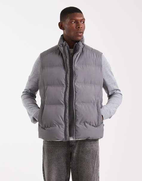 Jack & Jones – Grå pufferväst - view 1