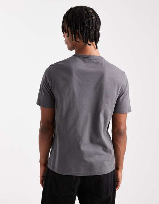 Jack & Jones – Grå t-shirt med smal passform, 3 av 5