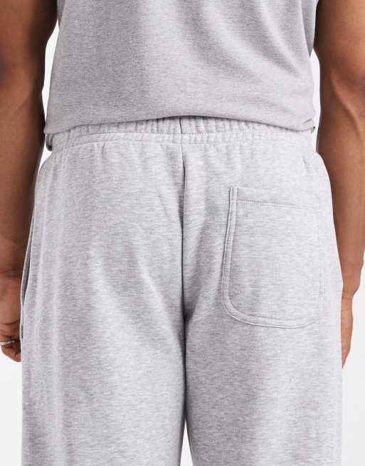 Jack & Jones - Gråmelerede joggingbukser med vide ben, 5 af 5