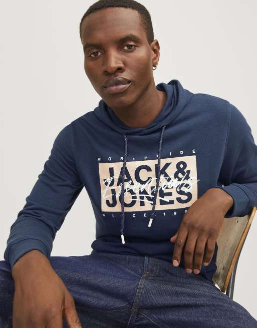 Jack & Jones – Granatowa bluza z kapturem, 6 z 6