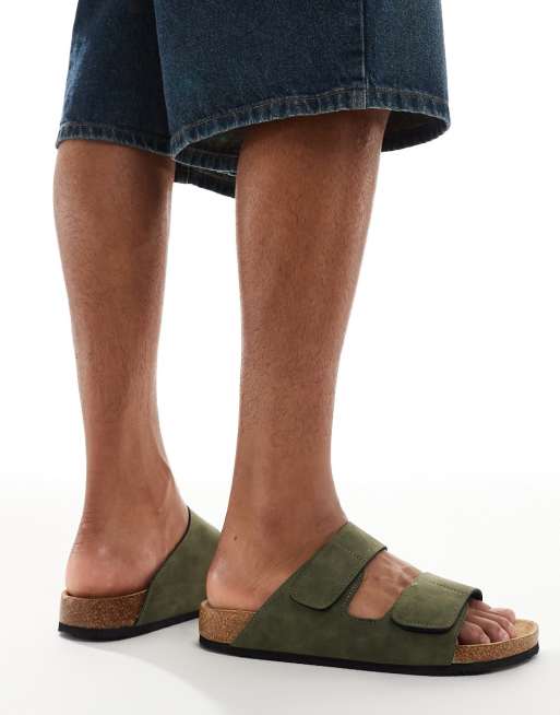 Jack & Jones - Grønne sandaler med stropper, 4 af 4