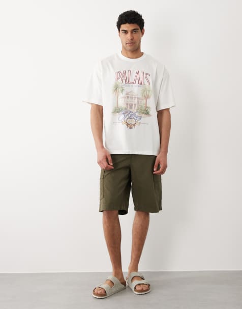 Jack & Jones – Gröna cargoshorts - view 1