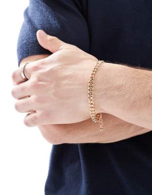Jack & Jones – Guldfärgat kedjearmband - view 1