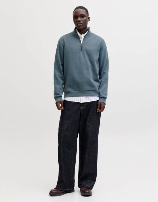 Jack & Jones Half-Zip in Blue Mirage, 3 von 7