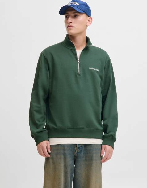 Jack & Jones Half zip in sycamore - view 1