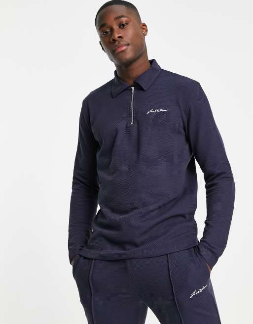 Polo shirt with clearance sweatpants