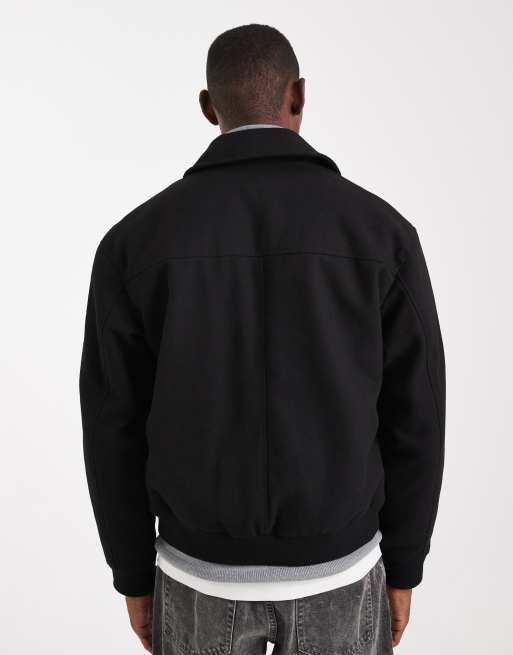 Jack & Jones – Harrington-Bomberjacke in Schwarz, 3 von 5