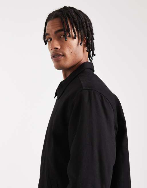 Jack & Jones - Harrington jack met rits in zwart, 4 van 5