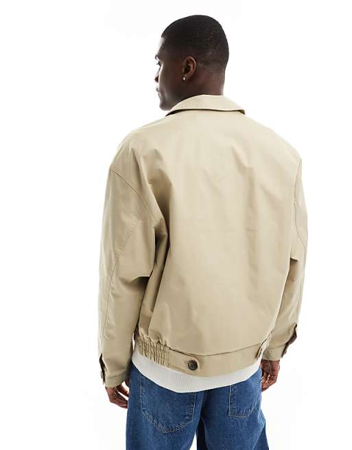 Jack & Jones harrington jacket in beige | ASOS Jack & Jones harrington jacket in beige | ASOS