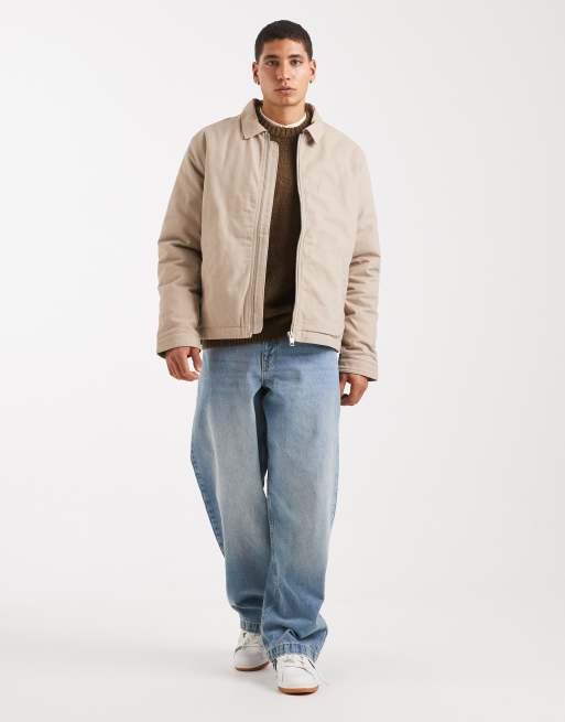 Jack & Jones harrington jacket in beige, 2 of 5