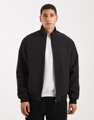 Jack & Jones harrington jacket in black