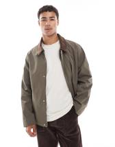 Topman oversized fit cropped T-shirt in black
