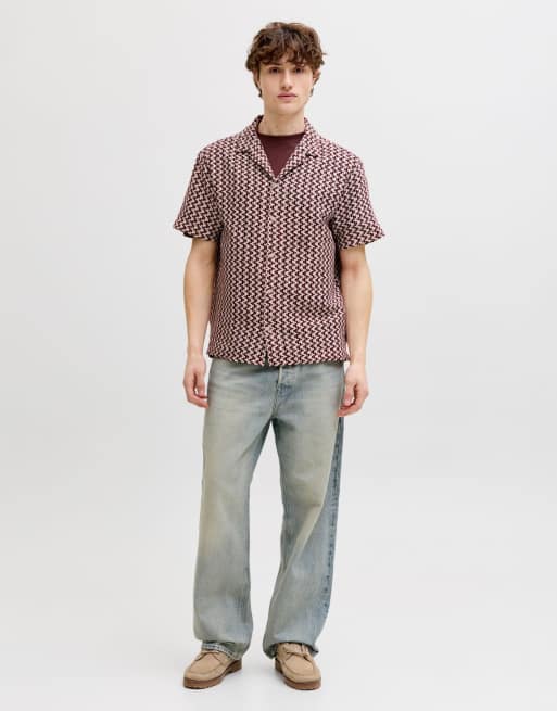 Jack & Jones – Hemd in Cabernet-Rot, 2 von 7
