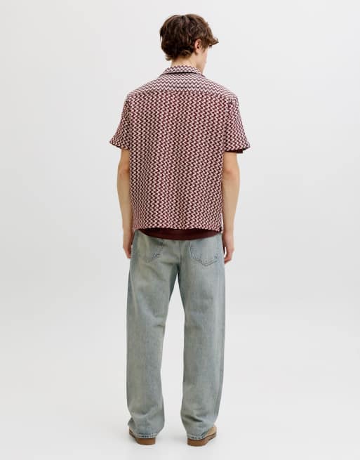 Jack & Jones – Hemd in Cabernet-Rot, 6 von 7