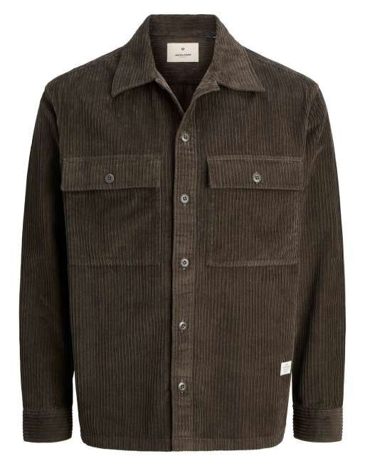 Jack & Jones – Hemdjacke in der Farbe Black Olive, 7 von 7