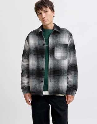 Jack & Jones Herren Jack & Jones Male Overshirt Relaxed Fit Overshirt Jjzac Heavy Brush Overshirt Ls (1er Pack) - Bild 4