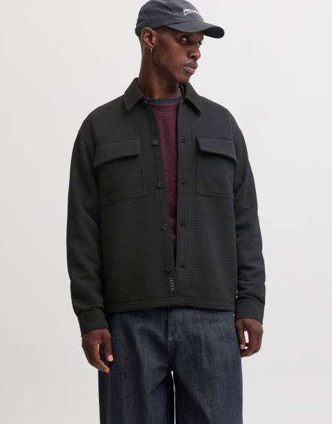 Jack & Jones – Hemdjacke in Schwarz - view 1