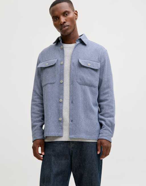 Jack & Jones – Hemdjacke in Vintage-Indigo