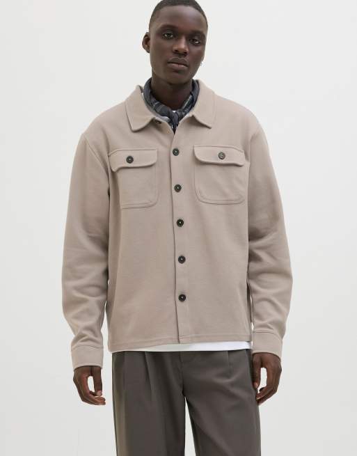 Jack & Jones – Hemdjacke in Vintage-Khaki