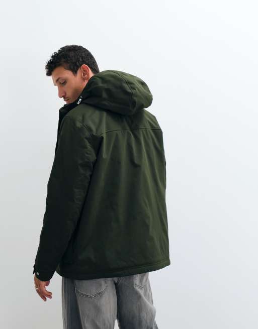 Jack & Jones hooded parka jacket in dark green, 5 of 5