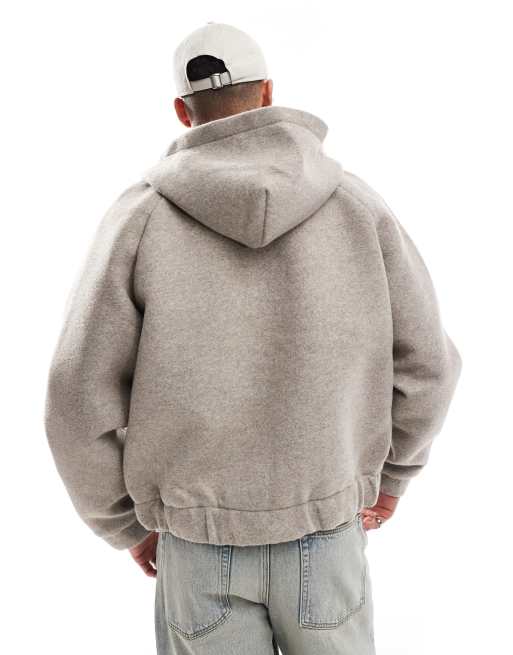 ジャケット・アウター Herringbone Work Bomber short Jac Gray Herringbone Work Bomber short Jac Gray