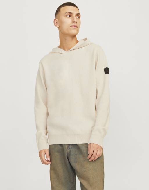 Jack & Jones hoodie in moonbeam