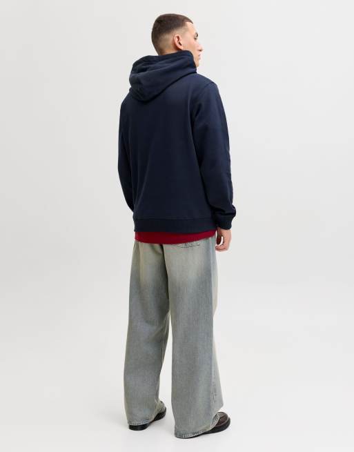 Jack & Jones Hoodie in sky captain, 2 of 7