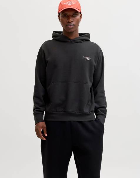Jack & Jones - Hoodie in zwart - view 1