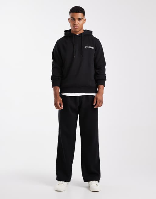 Jack & Jones - Hoodie met logo in zwart, 2 van 5