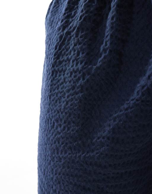 Jack & Jones – Hose aus Seersucker in Marineblau, Kombiteil, 5 von 5