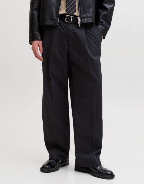 Jack & Jones Hose mit weitem Bein in Schwarz - view 1