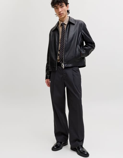 Jack & Jones Hose mit weitem Bein in Schwarz, 6 von 7
