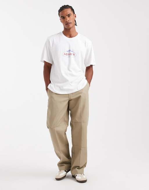 Jack & Jones - Hvid oversized T-shirt med 'Hotel'-print på ryggen, 2 af 5