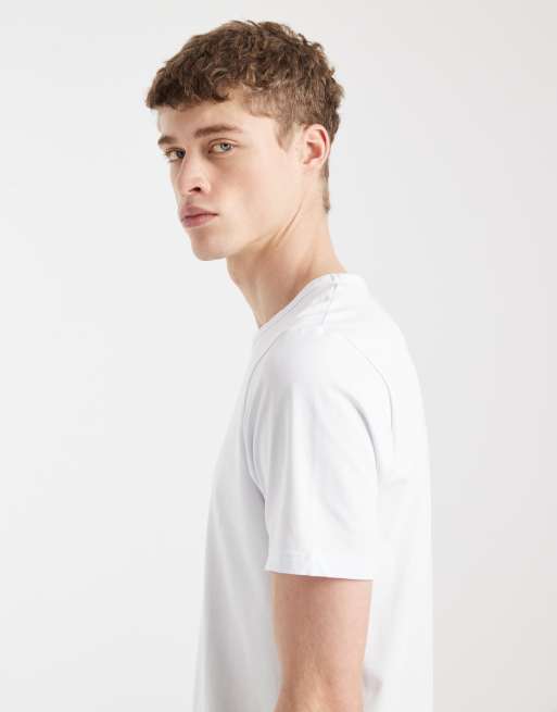 Jack & Jones - Hvid skjorte i slim fit med korte ærmer, 4 af 5
