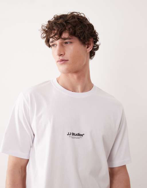 Jack & Jones - Hvid T-shirt med logo foran, 2 af 5