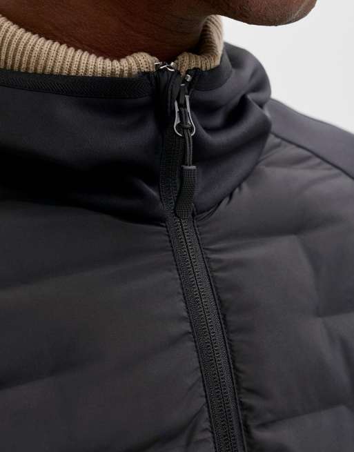 Jack & Jones Hybrid jacket in black, 4 of 7