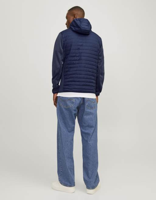 Jack & Jones Hybrid jacket in navy blazer, 2 of 7