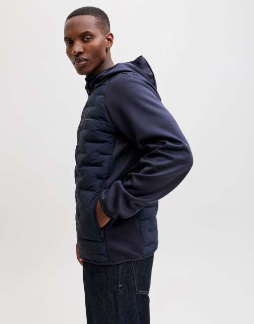 Jack & Jones Hybrid jacket in navy blazer, 6 of 7